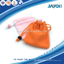 Double drawstring jewellery pouch